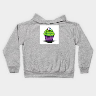 Eyeball Cupcake Kids Hoodie